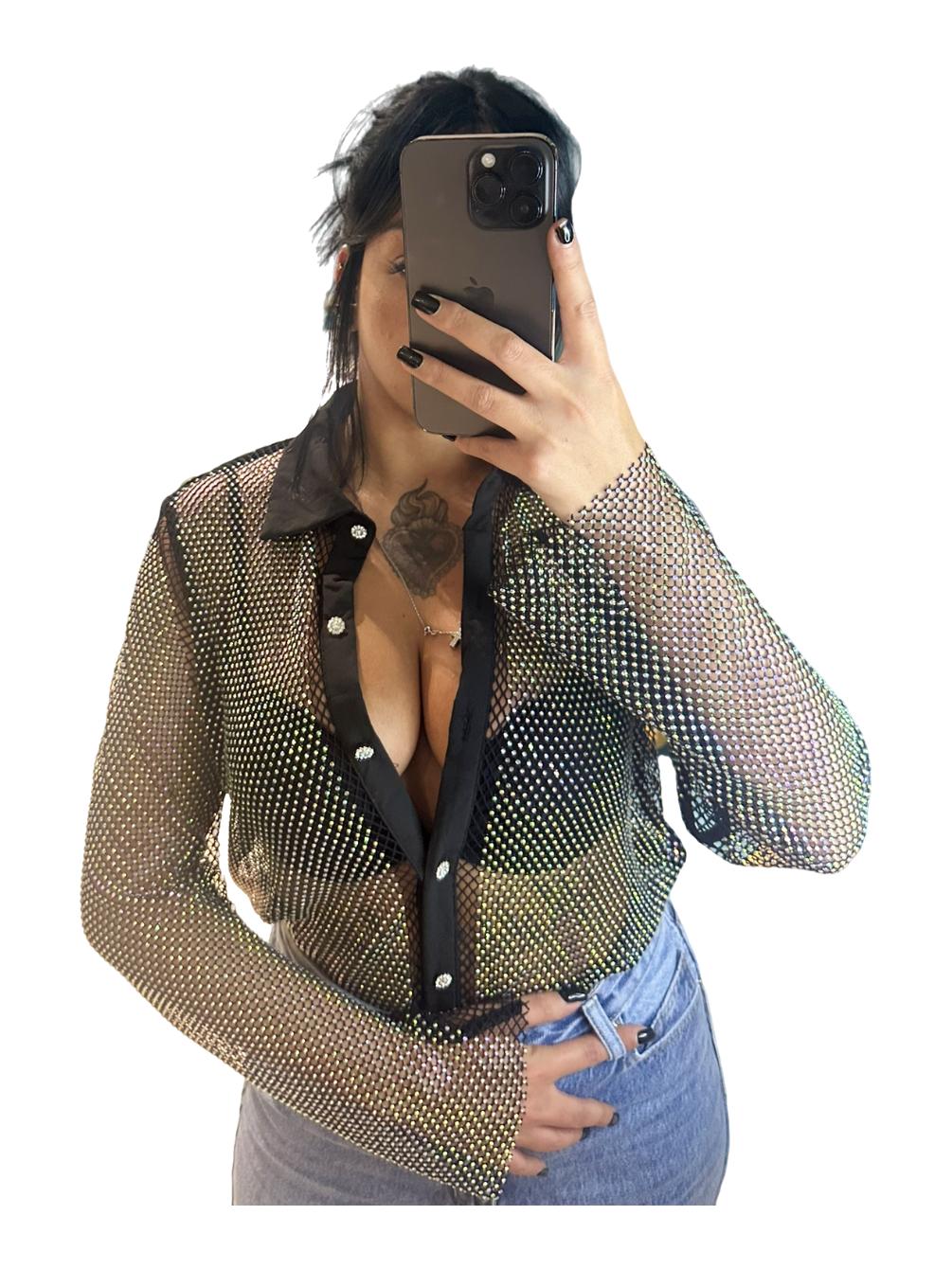 Camicia brillantini