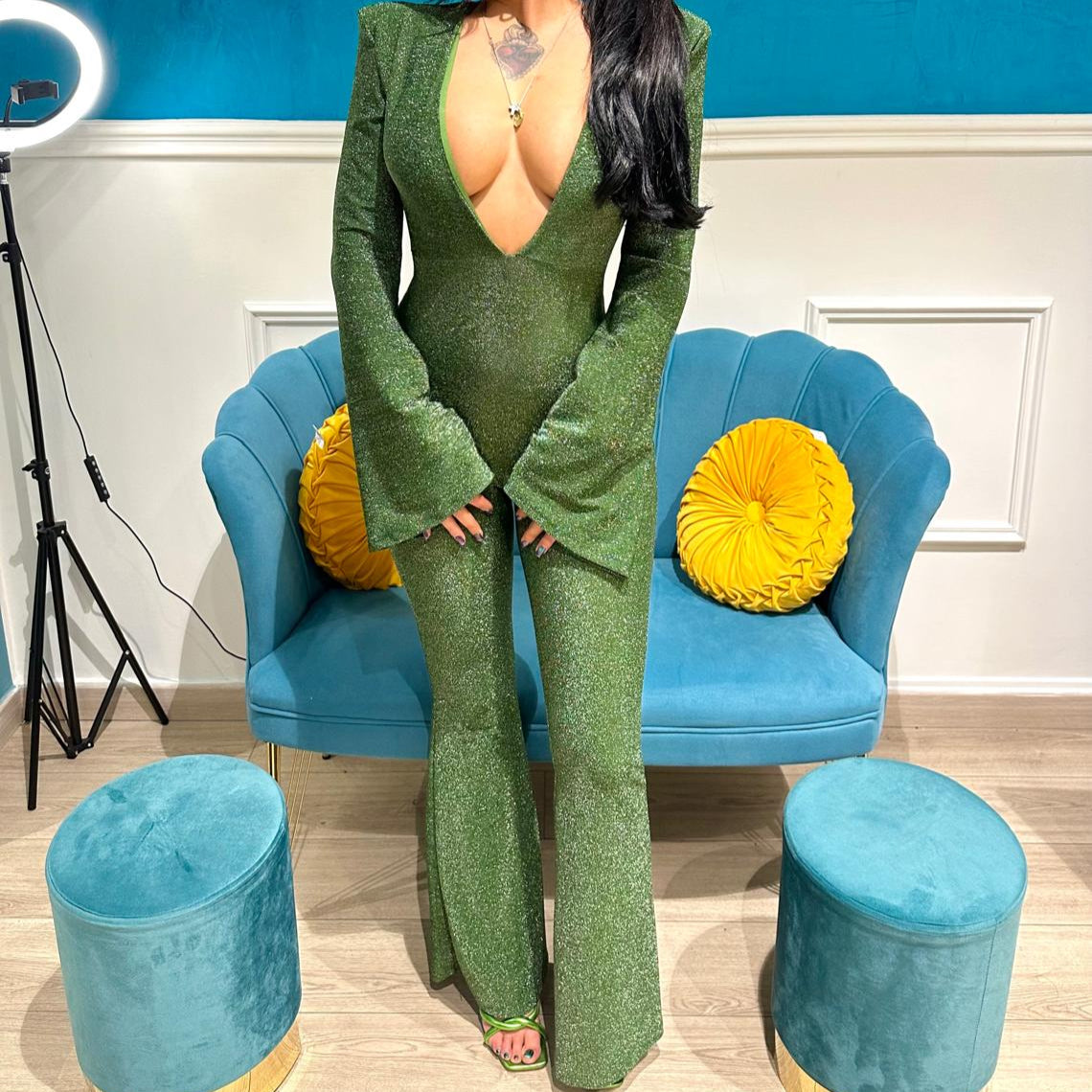 Jumpsuit glitter