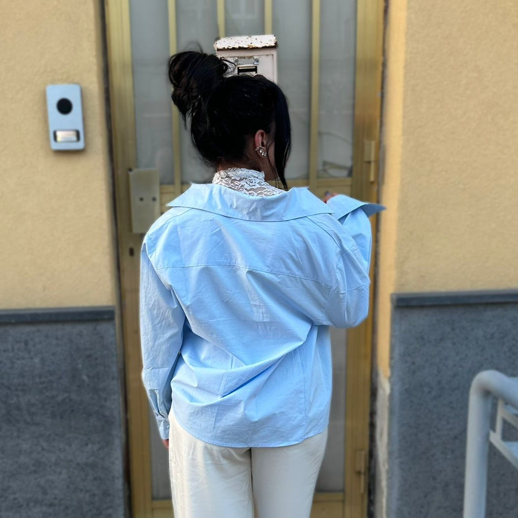 Camicia + canotta in pizzo
