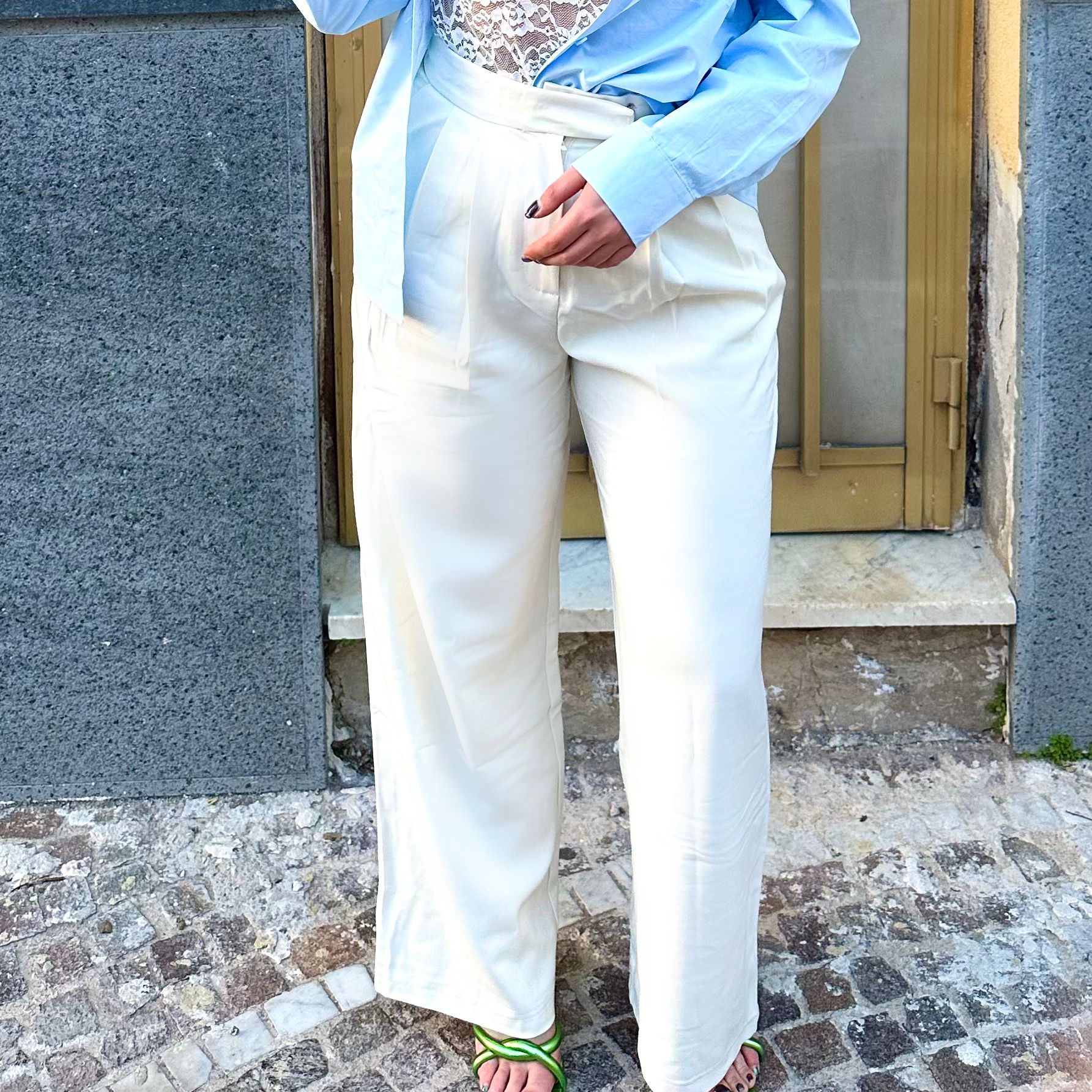 Pantalone classico palazzo