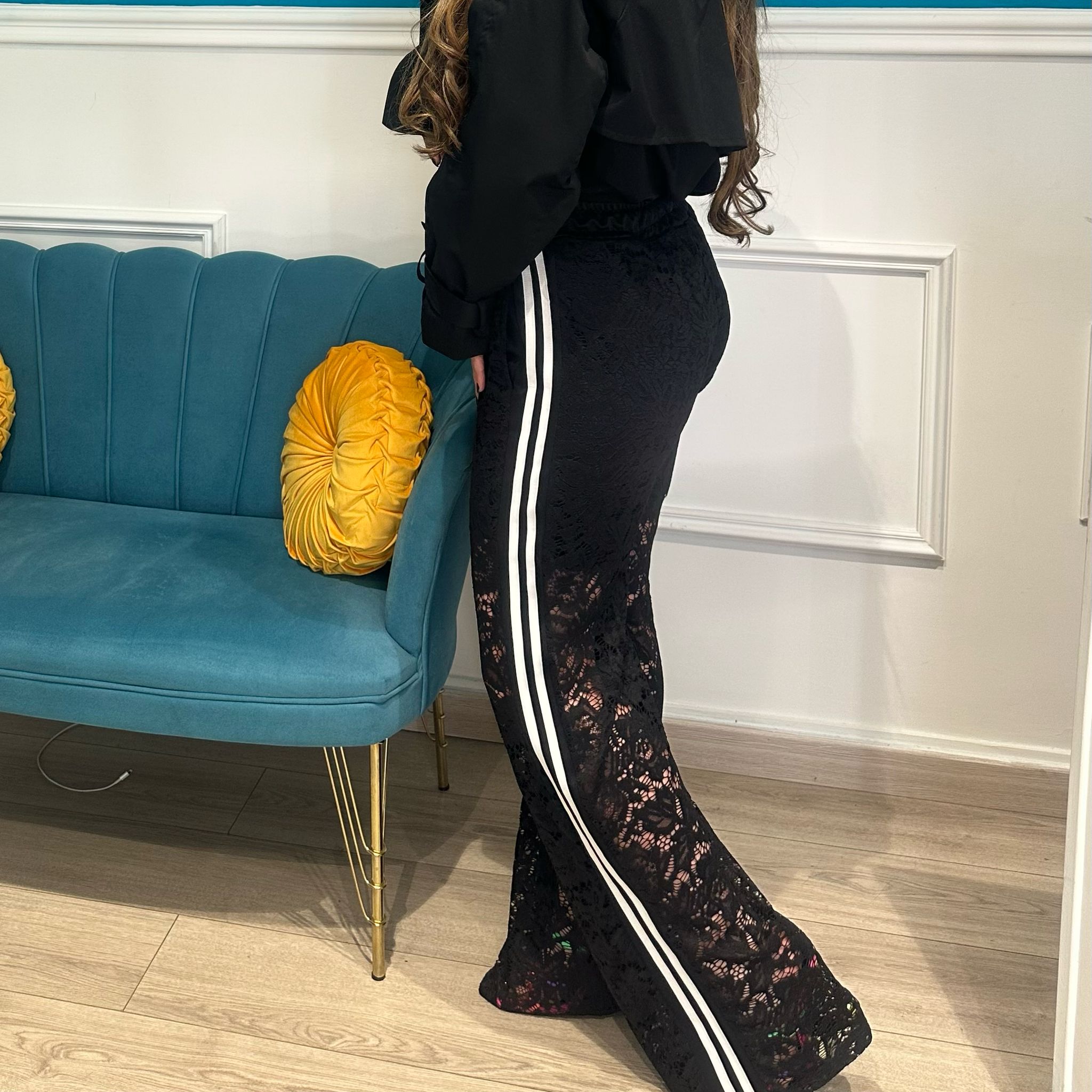 Pantaloni in pizzo